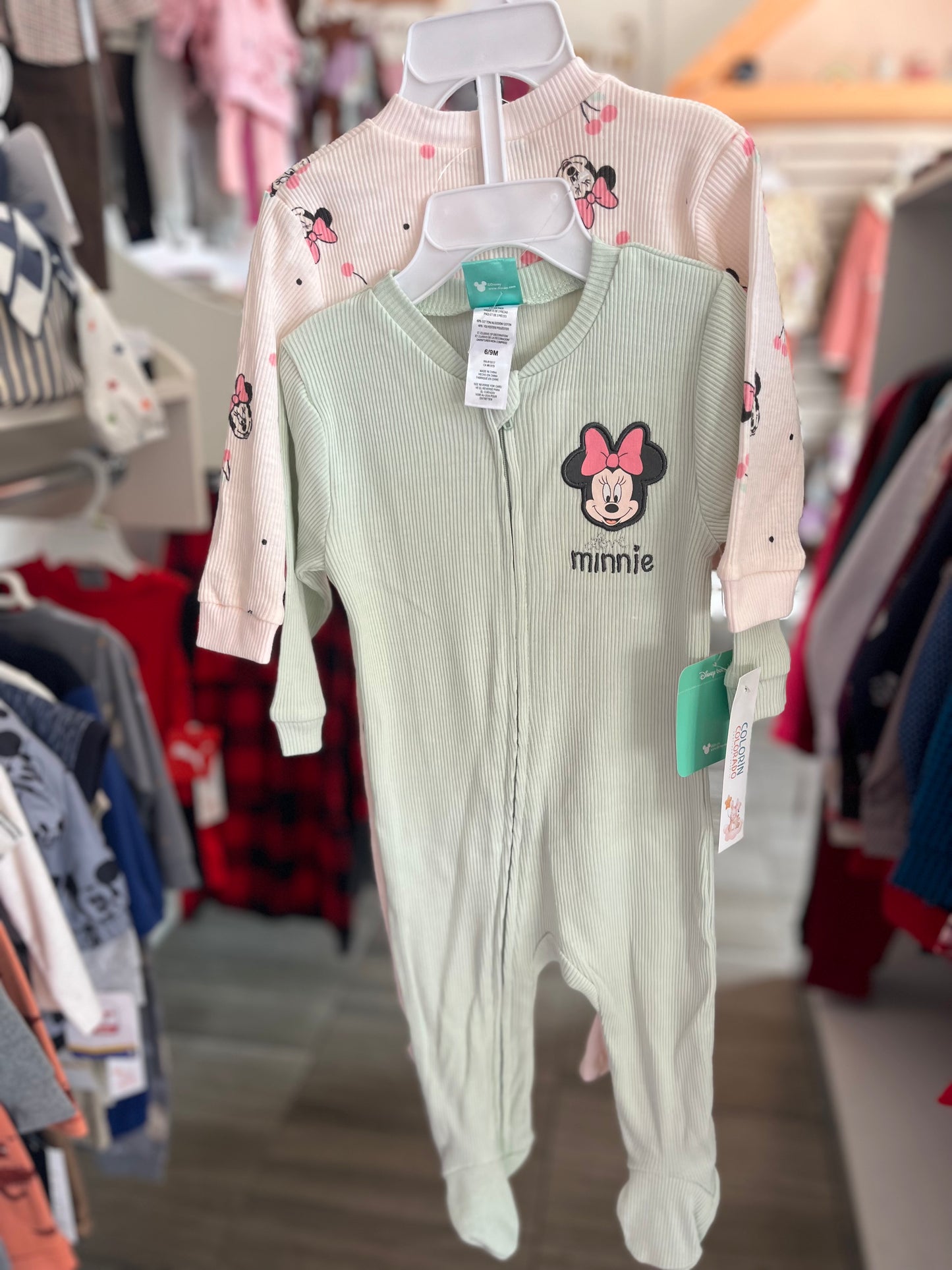 Dúo de mamelucos Minnie para bebé
