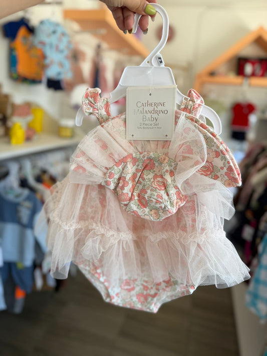 Romper con gorro para niña