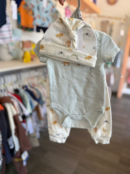 Conjunto con gorrito para bebé