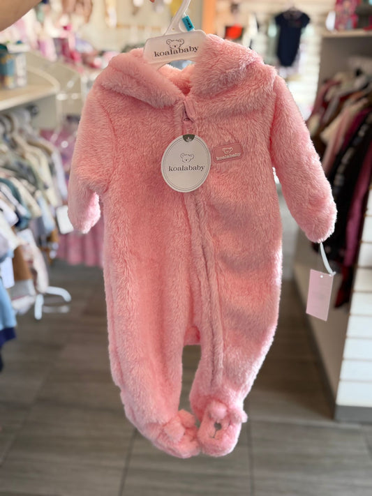 Mameluco de peluche para bebé