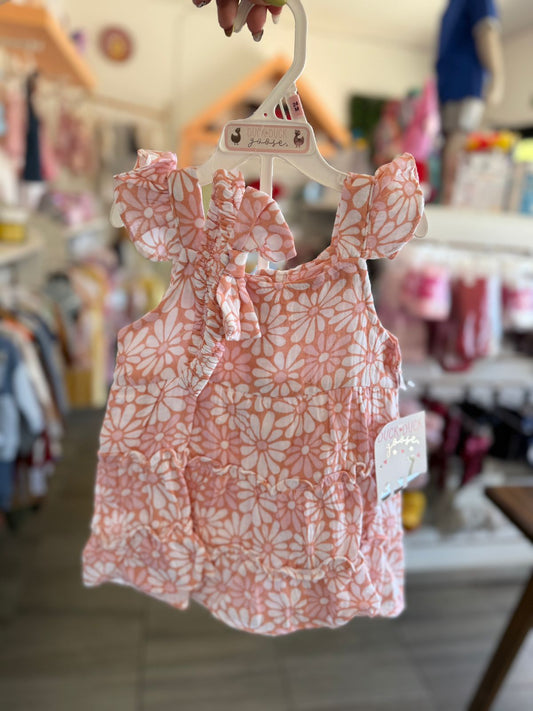 Vestido con moño para niña
