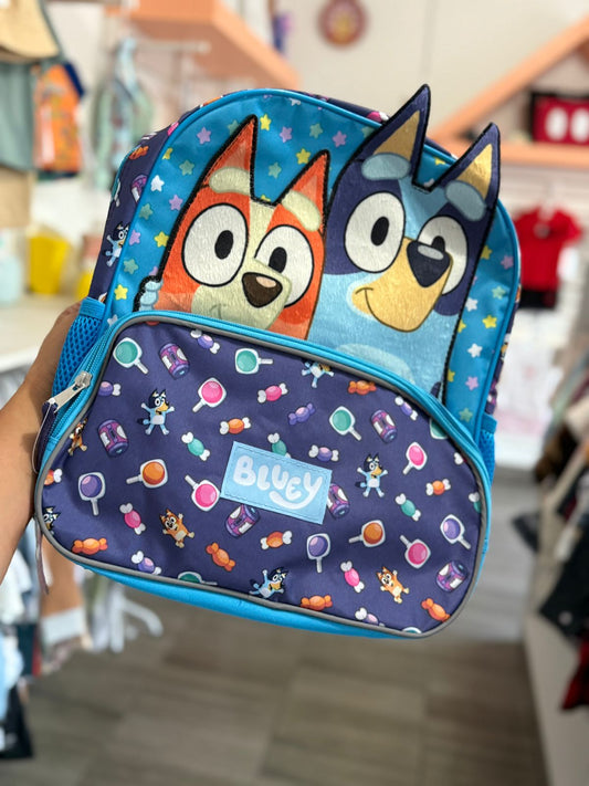 Mochila tamaño kinder de bluey