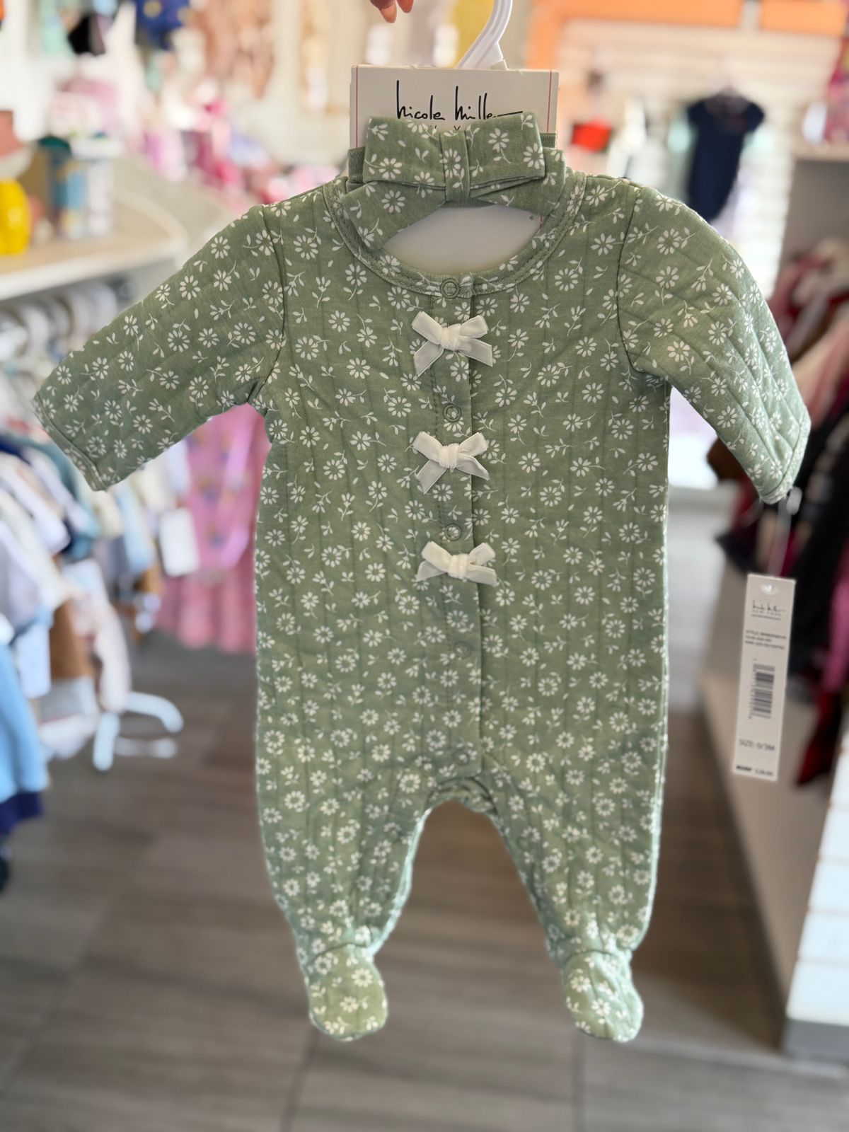 Mameluco con tiara para bebé