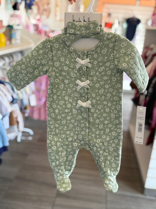 Mameluco con tiara para bebé