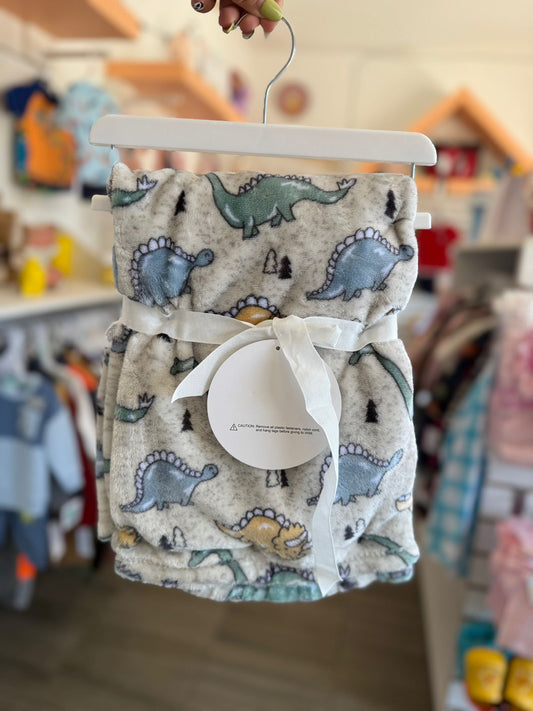 Cobija de dinosaurio para niño